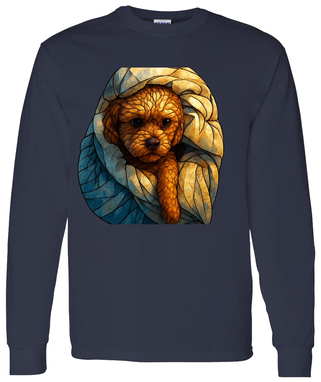 G540 LS T-Shirt 5.3 oz. - Navy
