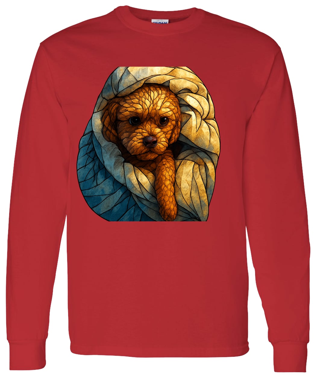 G540 LS T-Shirt 5.3 oz. - Red
