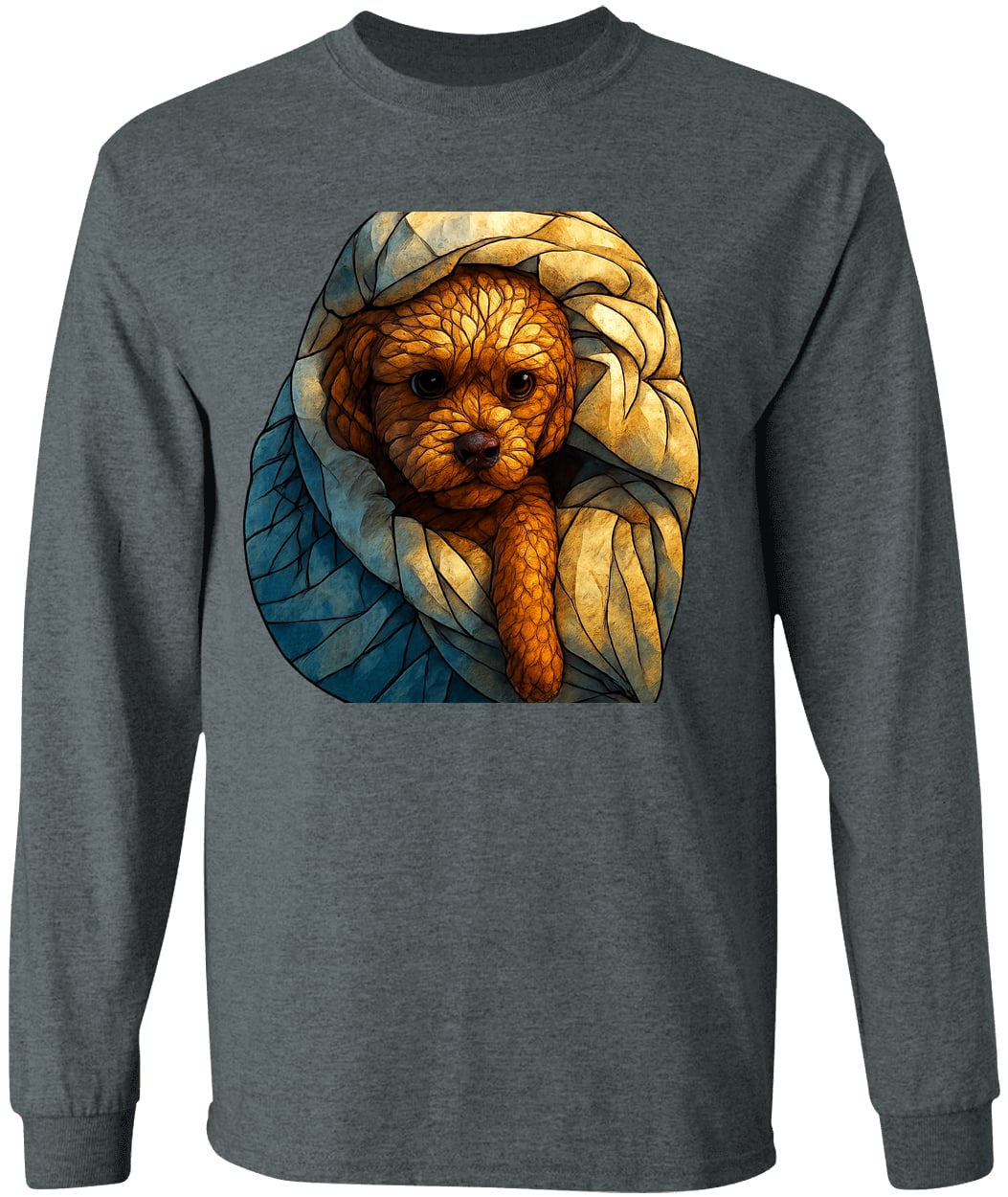 G540 LS T-Shirt 5.3 oz. - Dark Heather