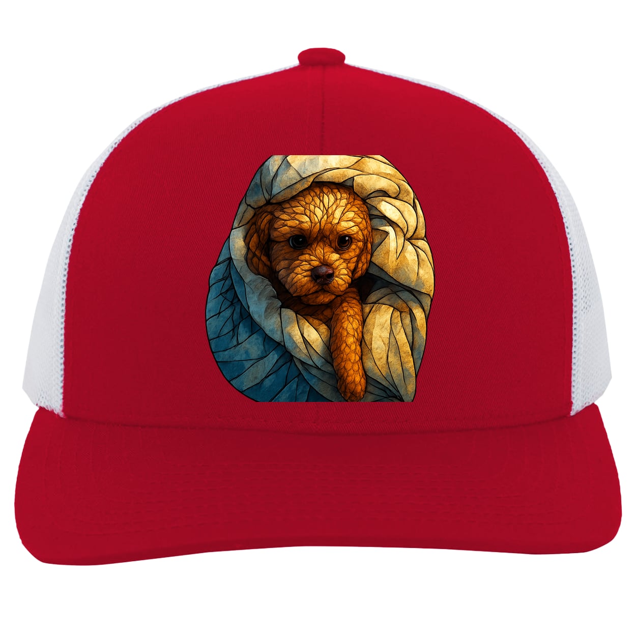104C Trucker Snap Back - Red/White