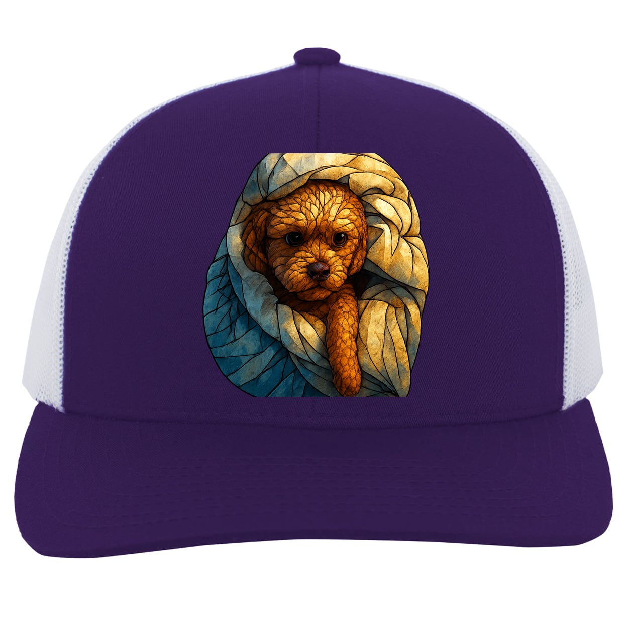 104C Trucker Snap Back - Purple/White