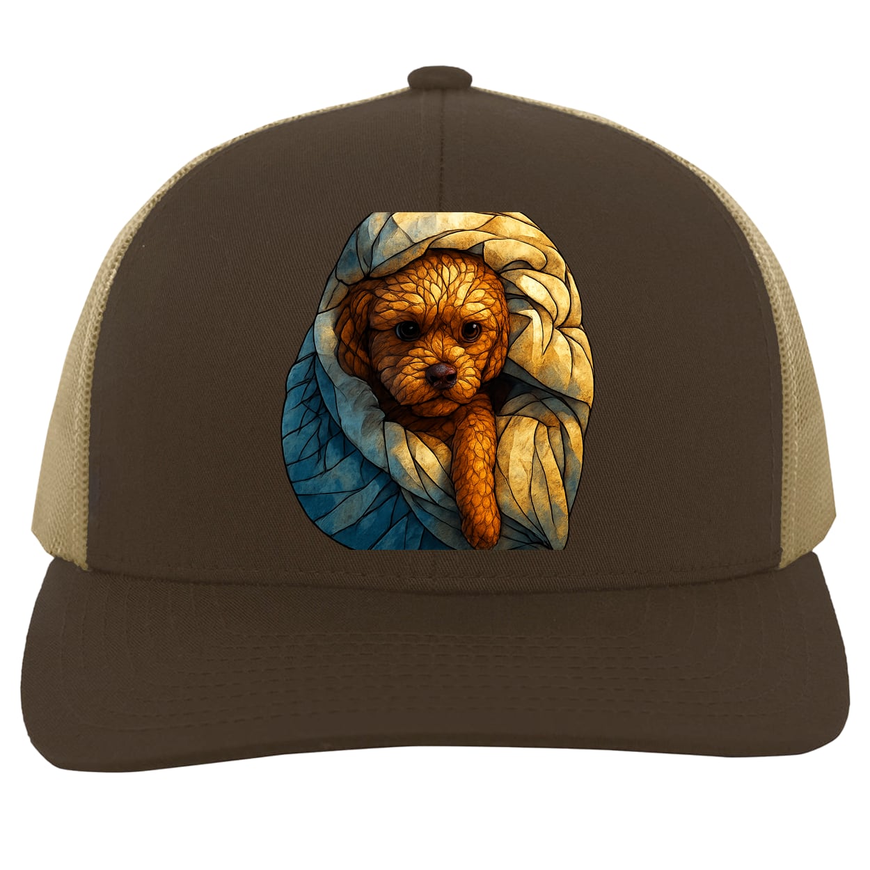 104C Trucker Snap Back - Brown/Khaki