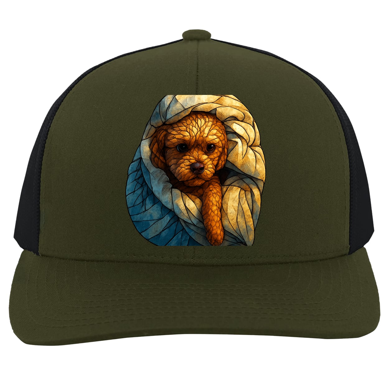 104C Trucker Snap Back - Moss/Charcoal