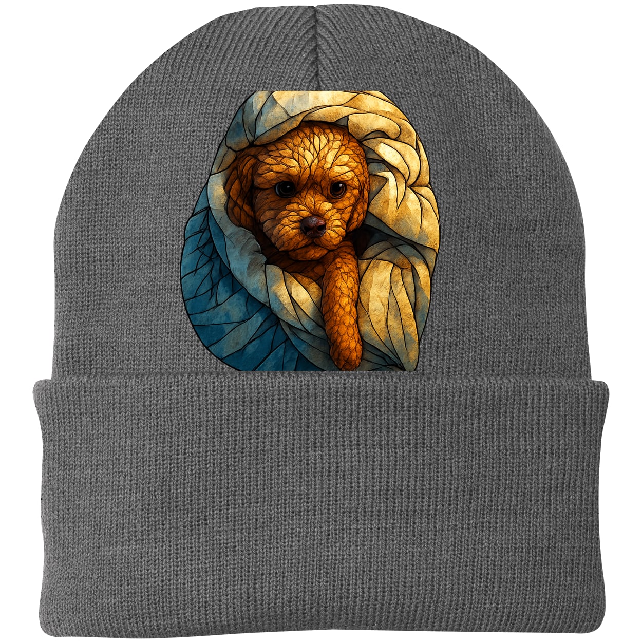 CP90 Port & Company Knit Beanie - Athletic Oxford