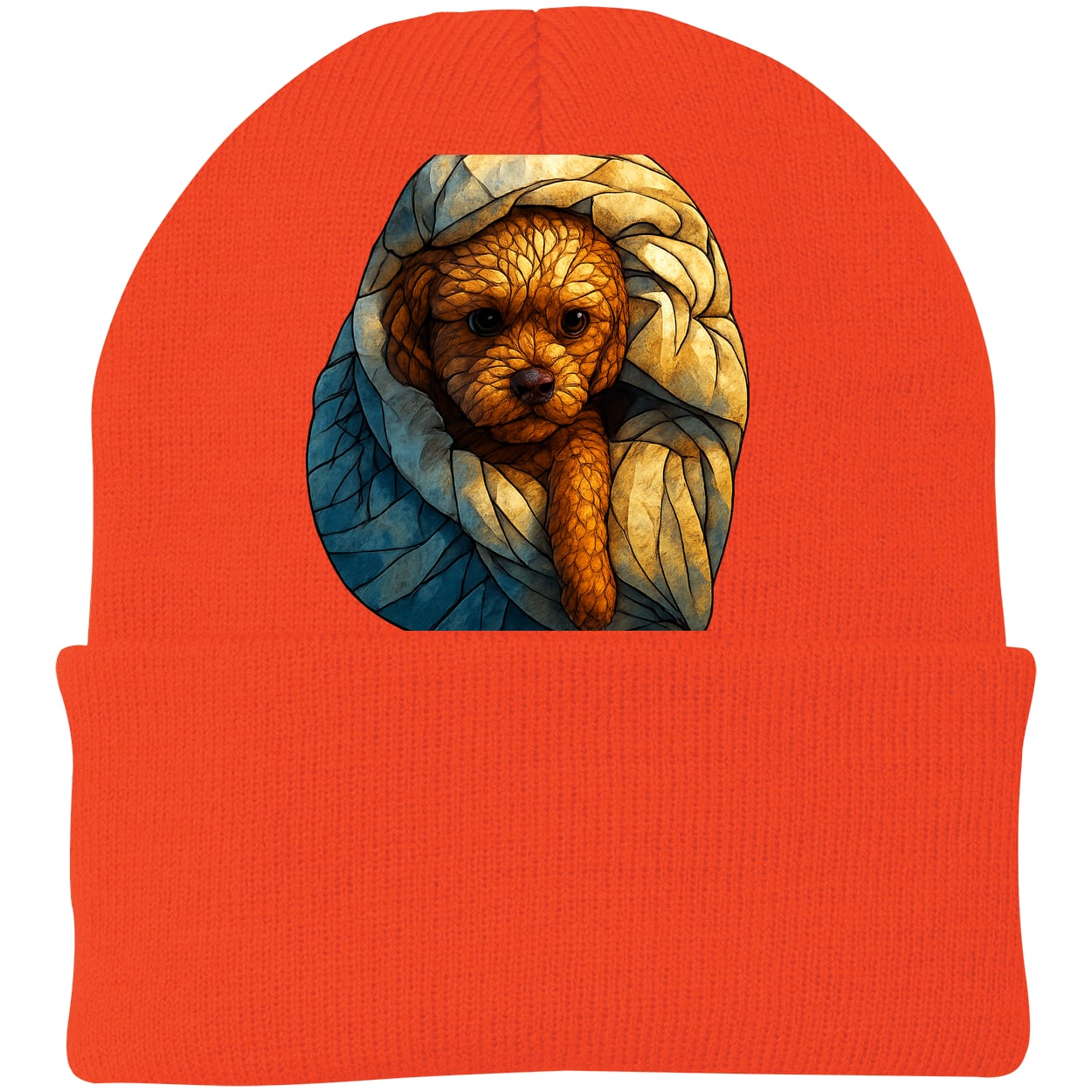 CP90 Port & Company Knit Beanie - Athletic Orange
