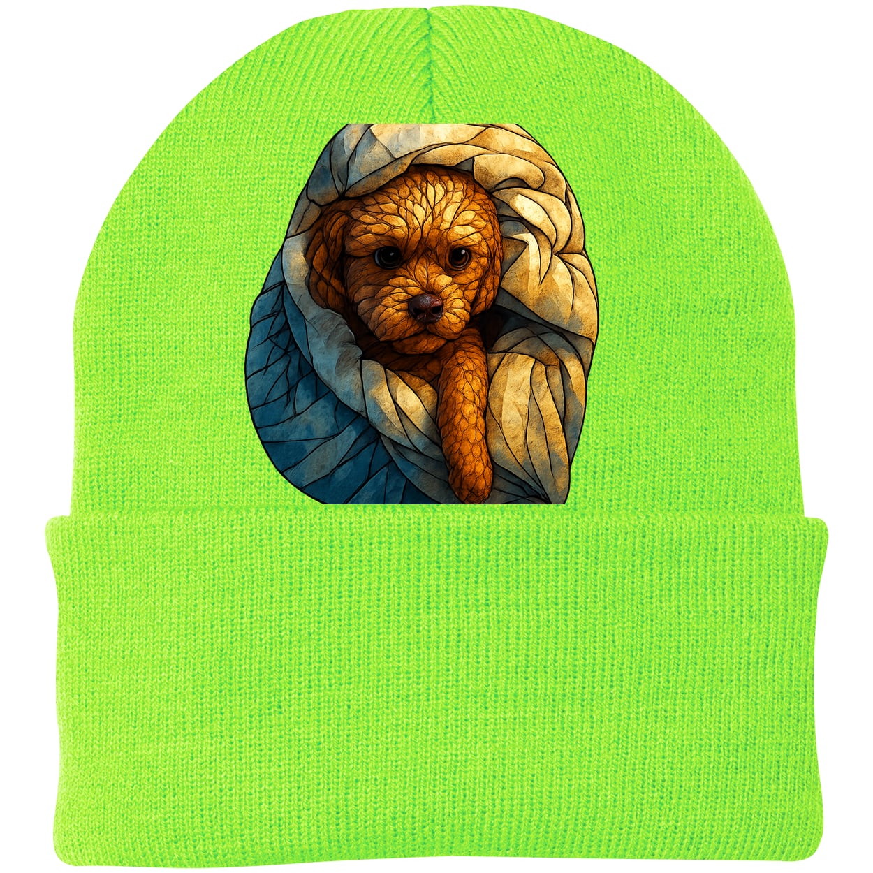 CP90 Port & Company Knit Beanie - Neon Green