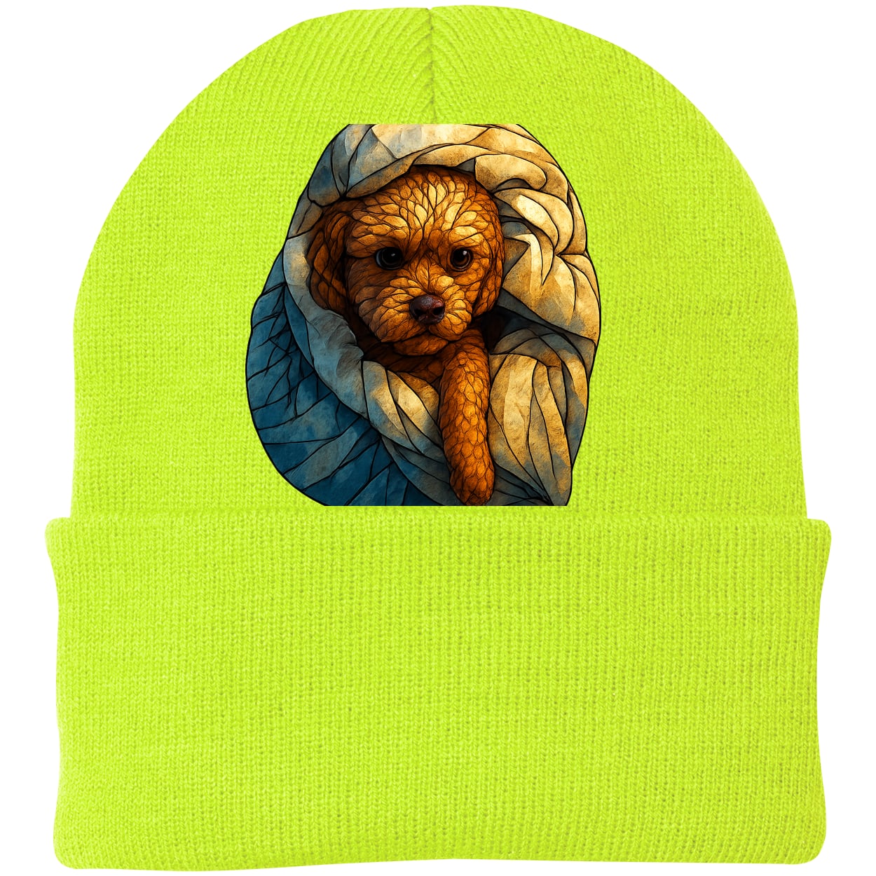 CP90 Port & Company Knit Beanie - Neon Yellow