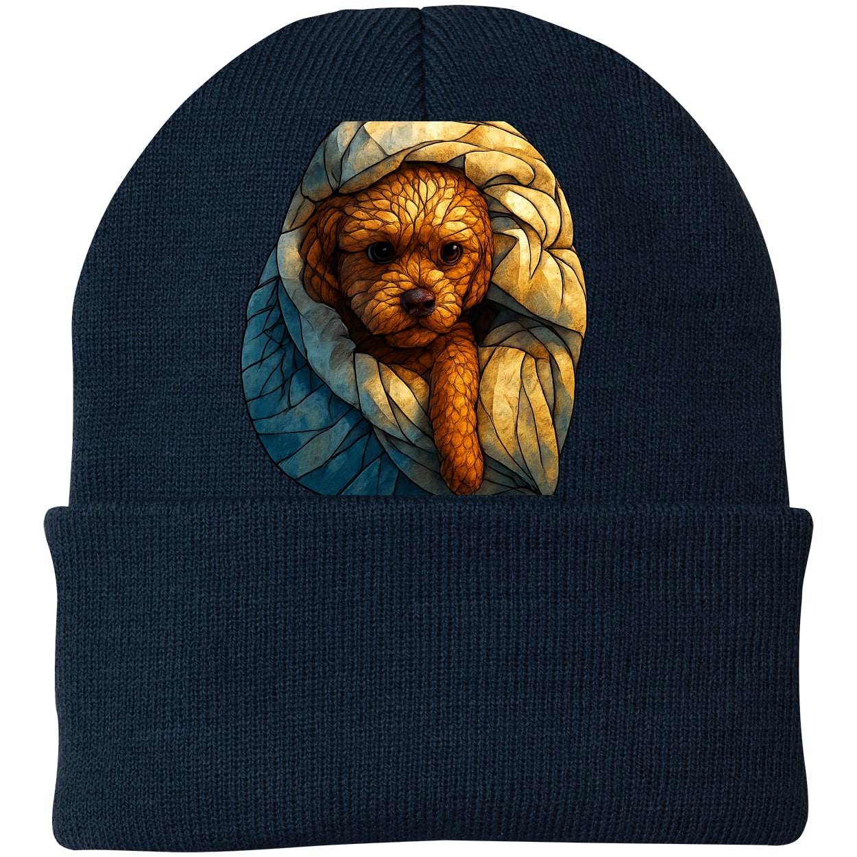 CP90 Port & Company Knit Beanie - Navy