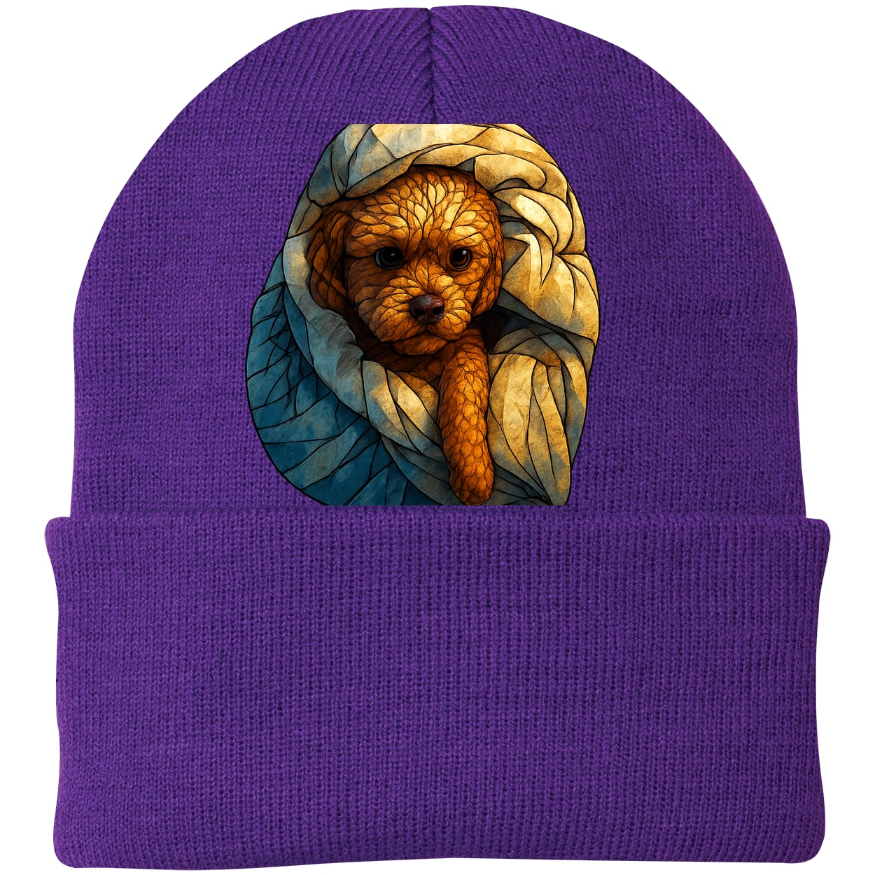 CP90 Port & Company Knit Beanie - Athletic Purple