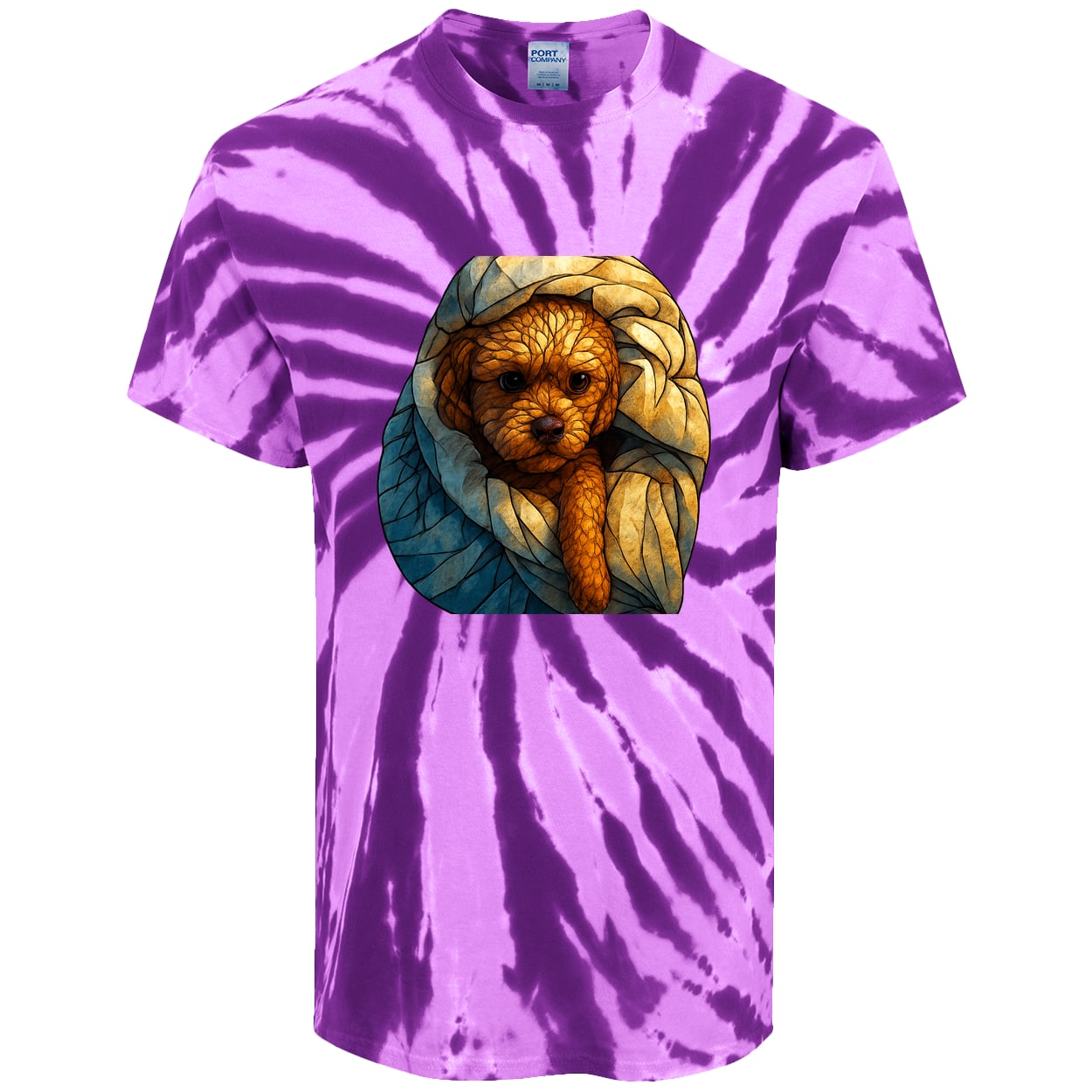 PC147 Port & Company Tie-Dye Tee - Purple