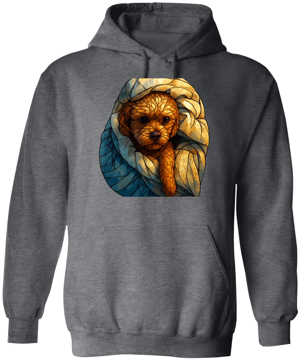 G185 Gildan Pullover Hoodie - Dark Heather