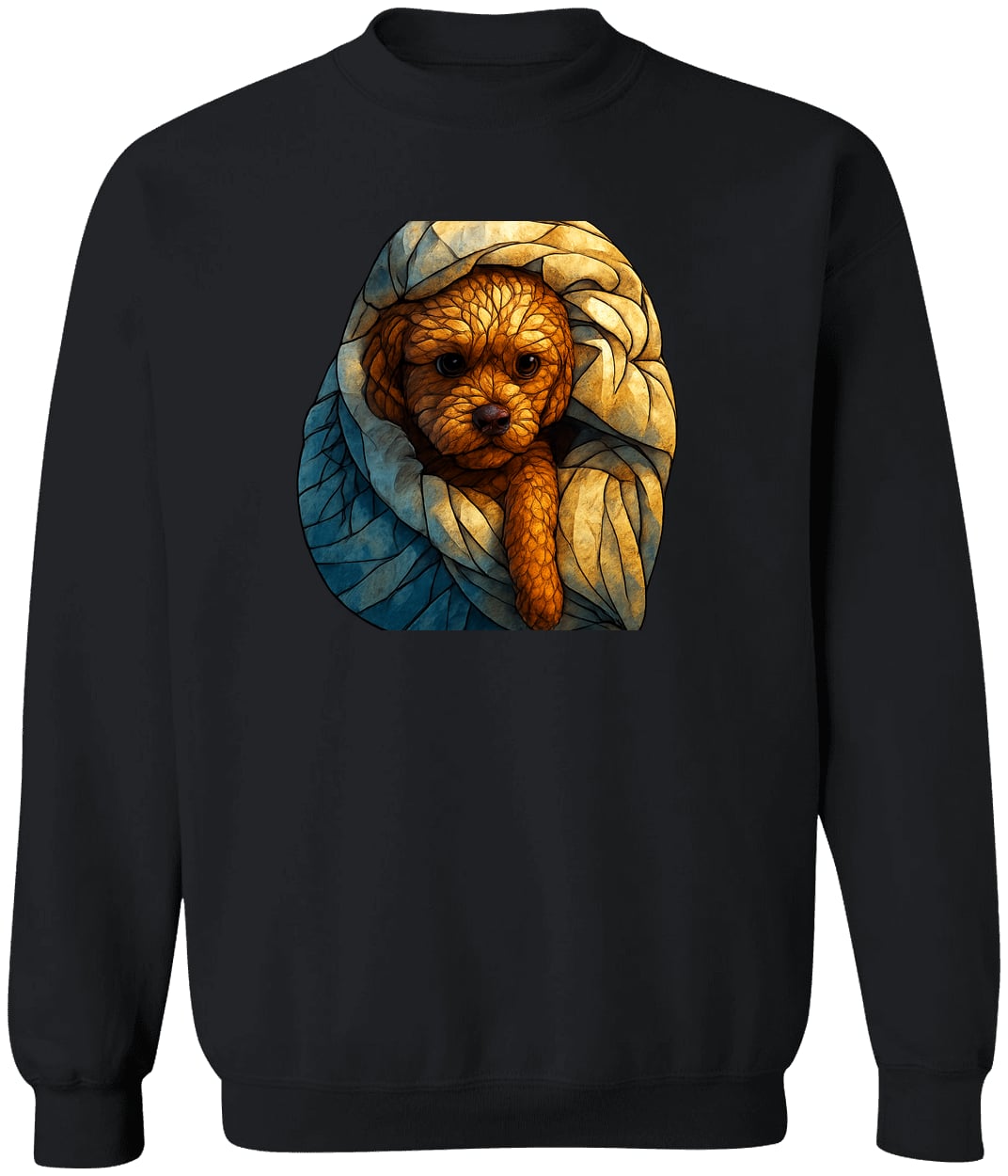 G180 Gildan Crewneck Pullover Sweatshirt - Black