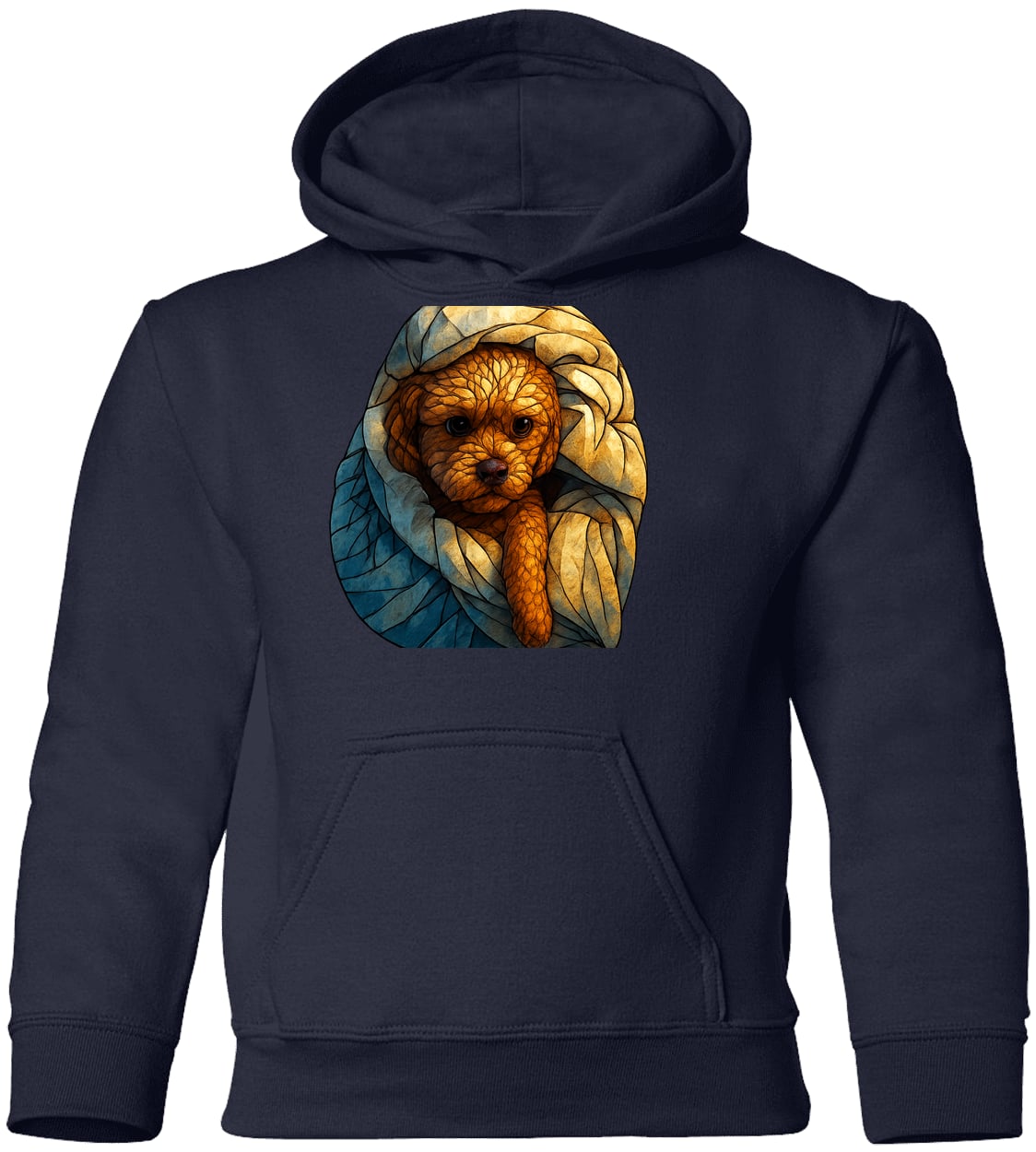 G185B Gildan Youth Pullover Hoodie - Navy