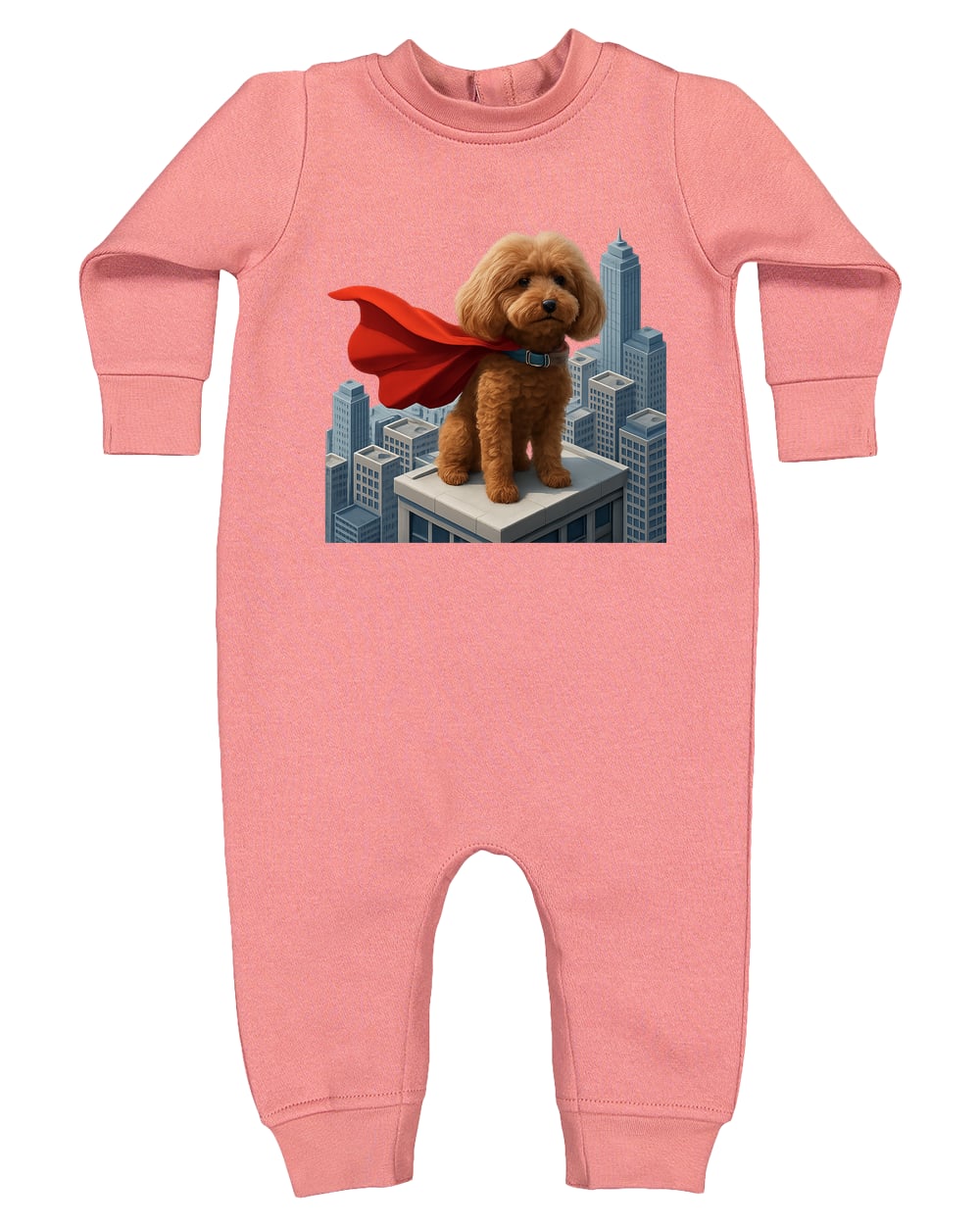 4447 Rabbit Skins Infant Fleece One-Piece Bodysuit - Mauvelous