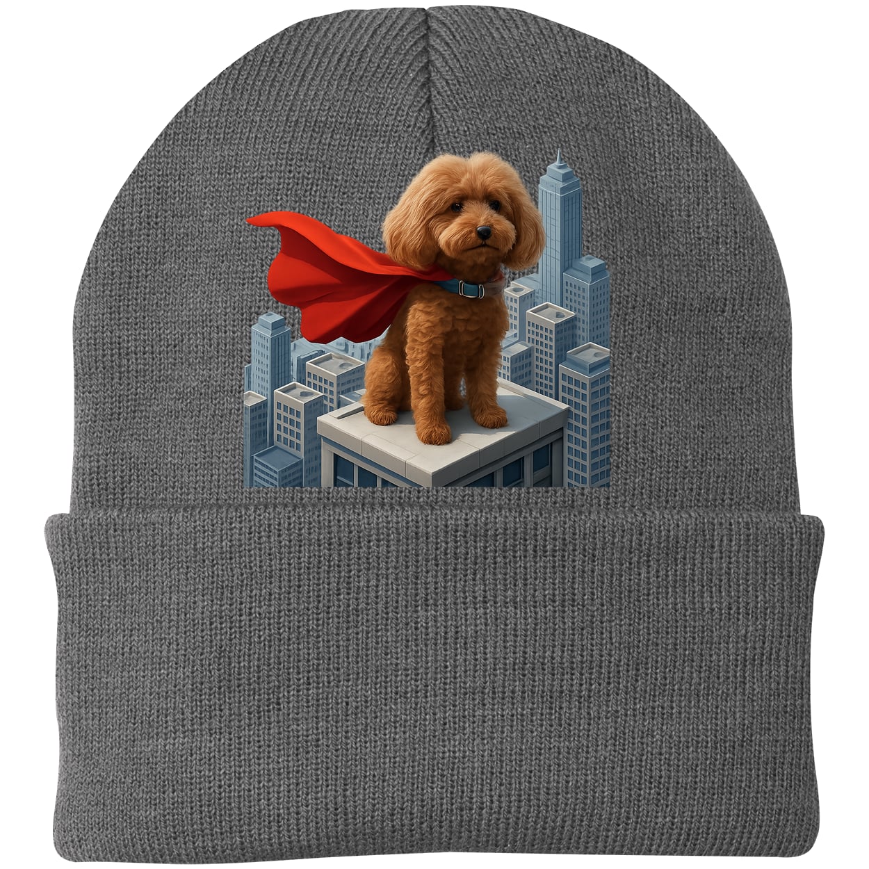 CP90 Port & Company Knit Beanie - Athletic Oxford