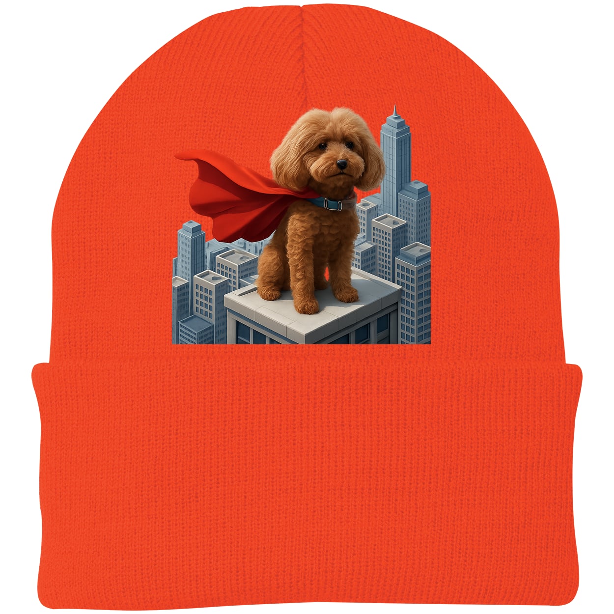 CP90 Port & Company Knit Beanie - Athletic Orange