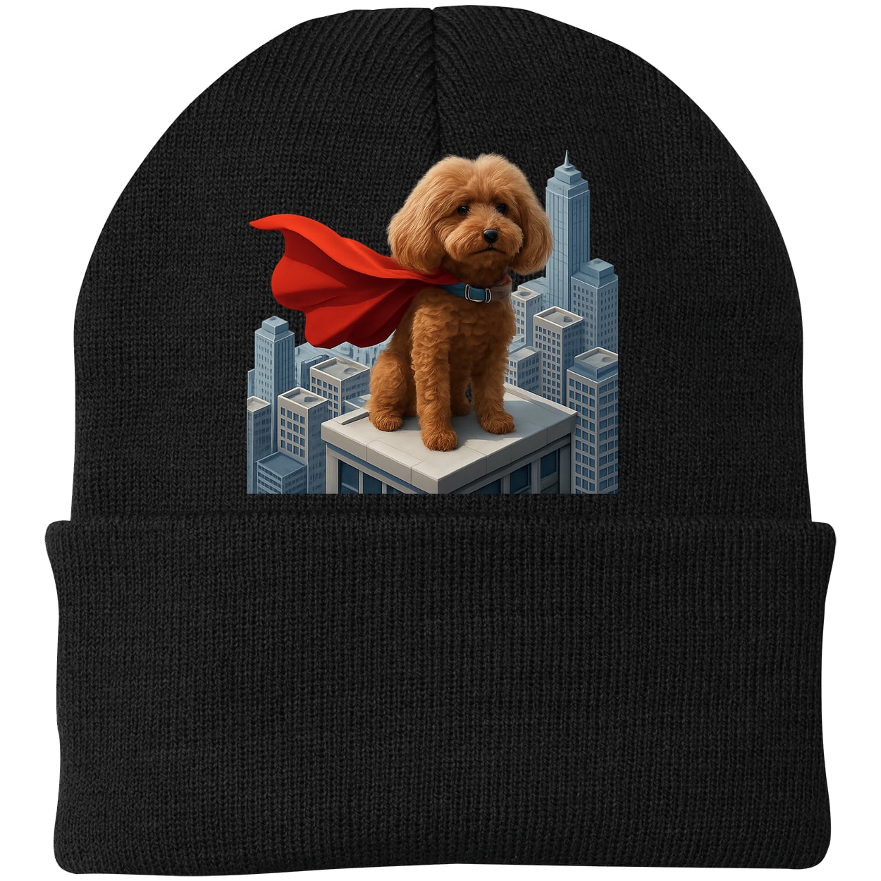 CP90 Port & Company Knit Beanie - Black