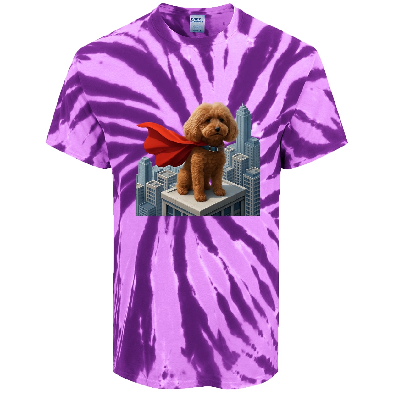 PC147 Port & Company Tie-Dye Tee - Purple
