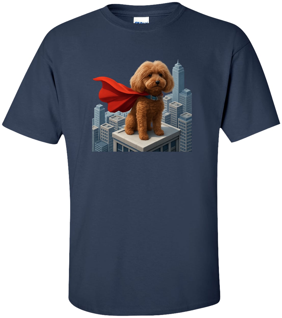 G200T Gildan Mens Tall Ultra Cotton Tee - Navy