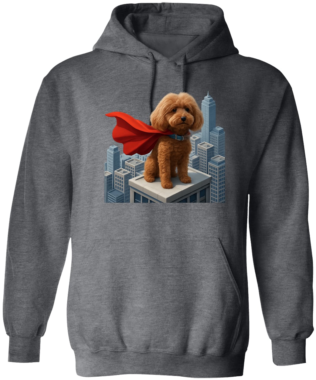 G185 Gildan Pullover Hoodie - Dark Heather
