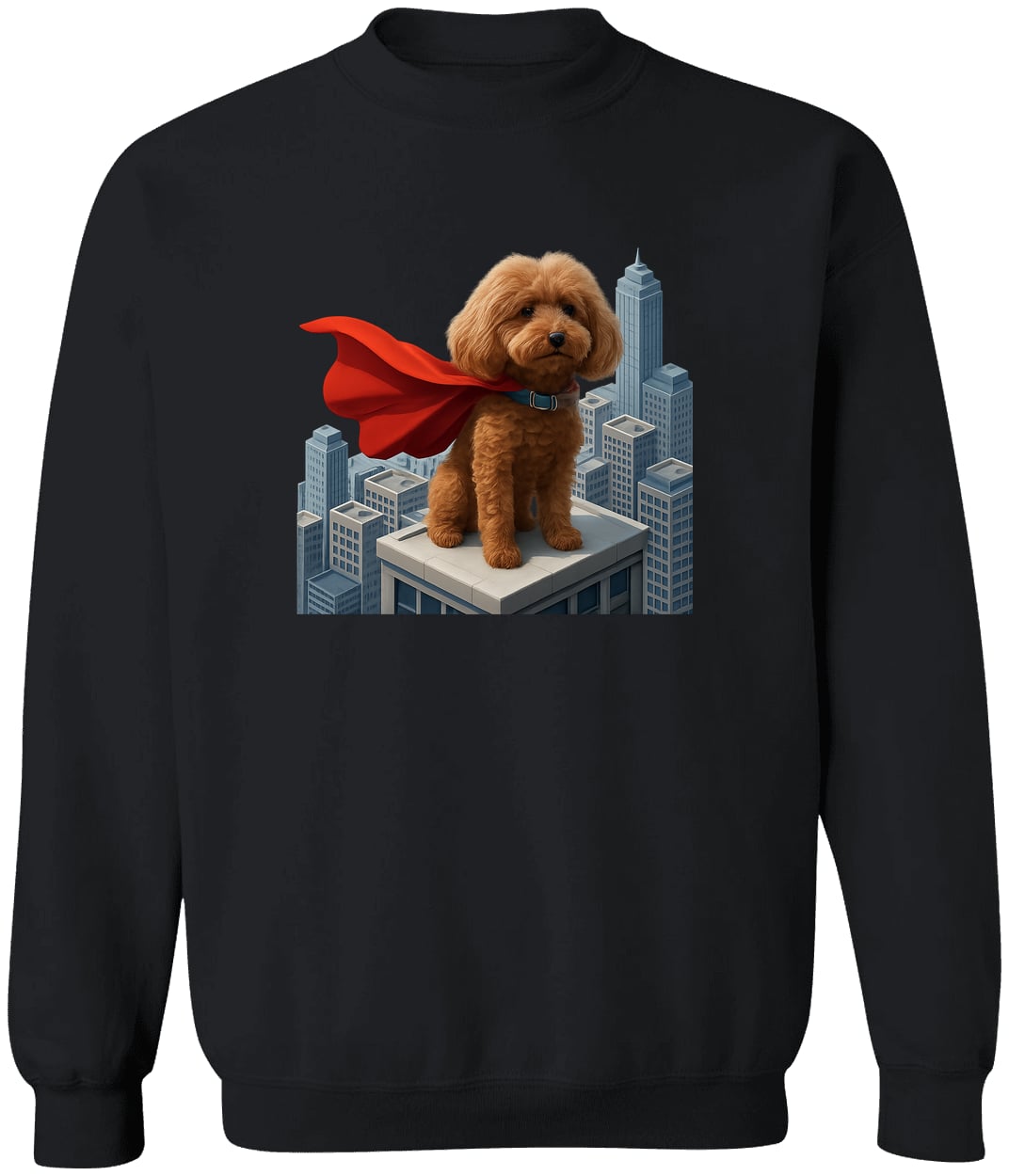 G180 Gildan Crewneck Pullover Sweatshirt - Black