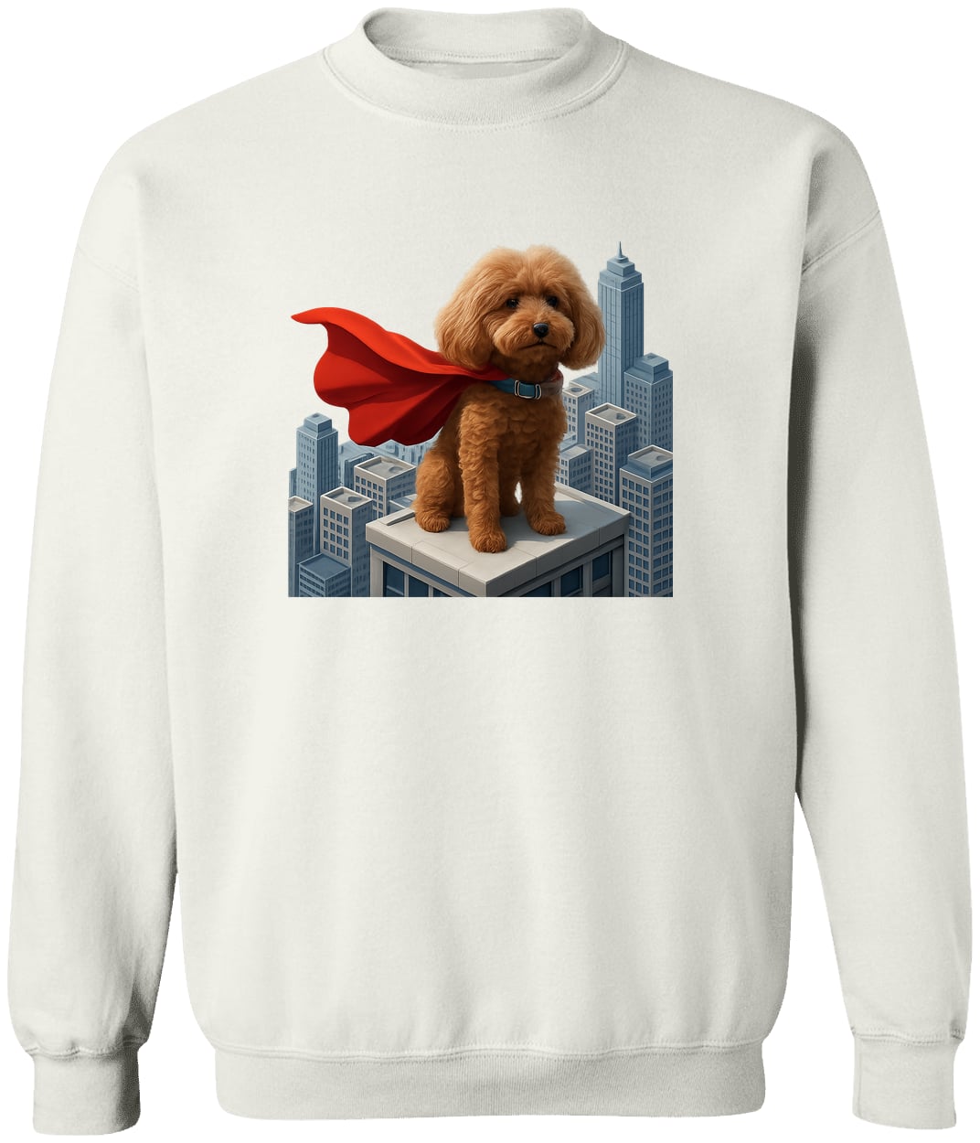G180 Gildan Crewneck Pullover Sweatshirt - White