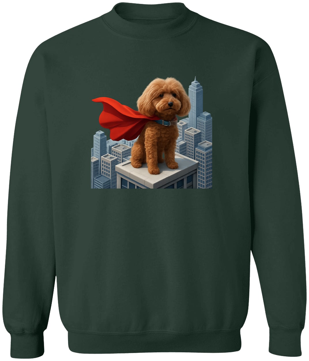 G180 Gildan Crewneck Pullover Sweatshirt - Forest Green