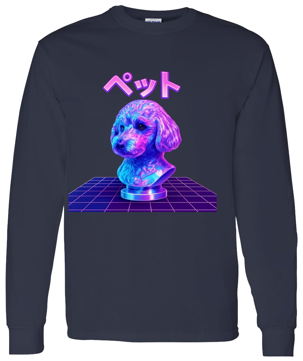 G540 LS T-Shirt 5.3 oz. - Navy