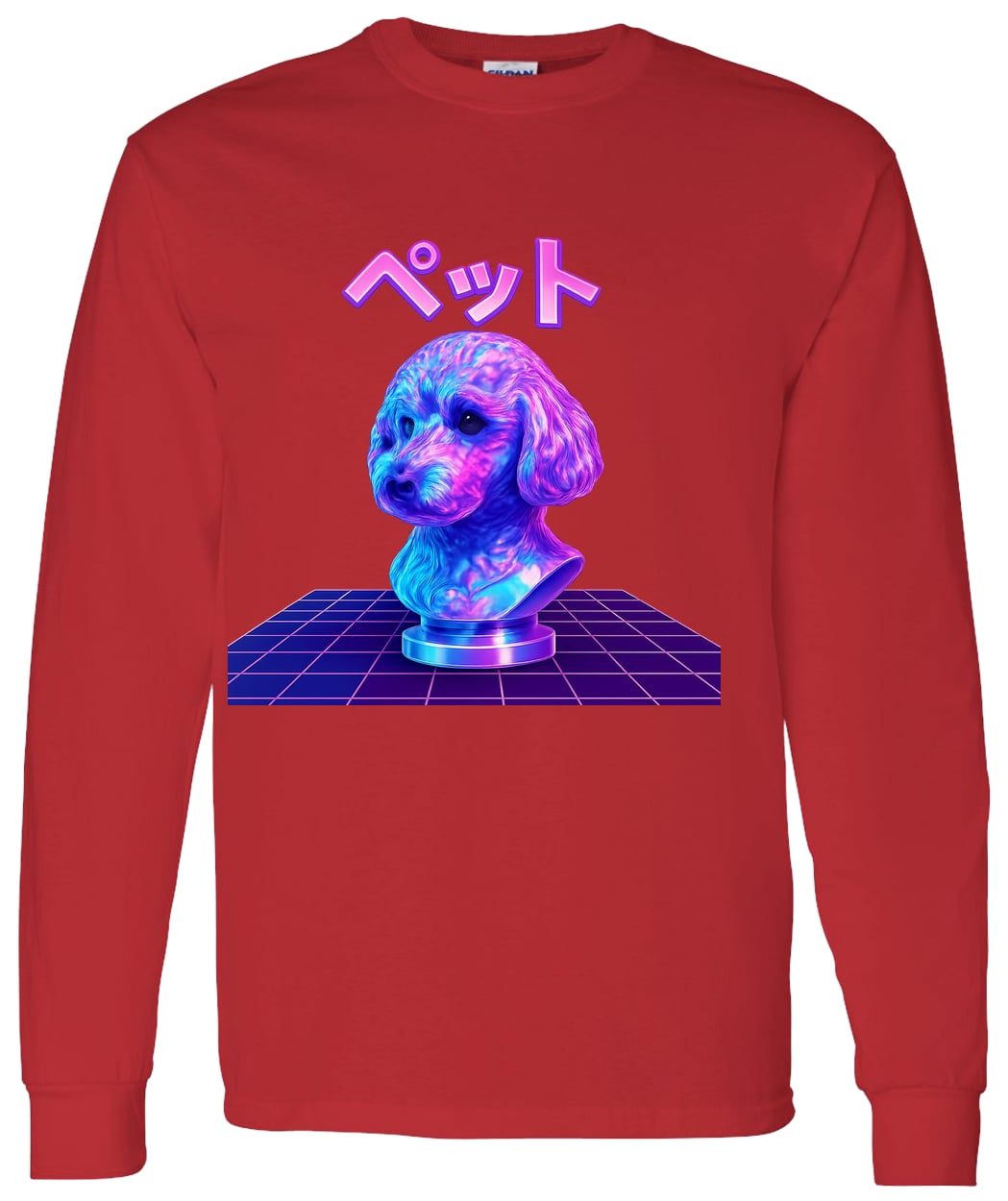 G540 LS T-Shirt 5.3 oz. - Red