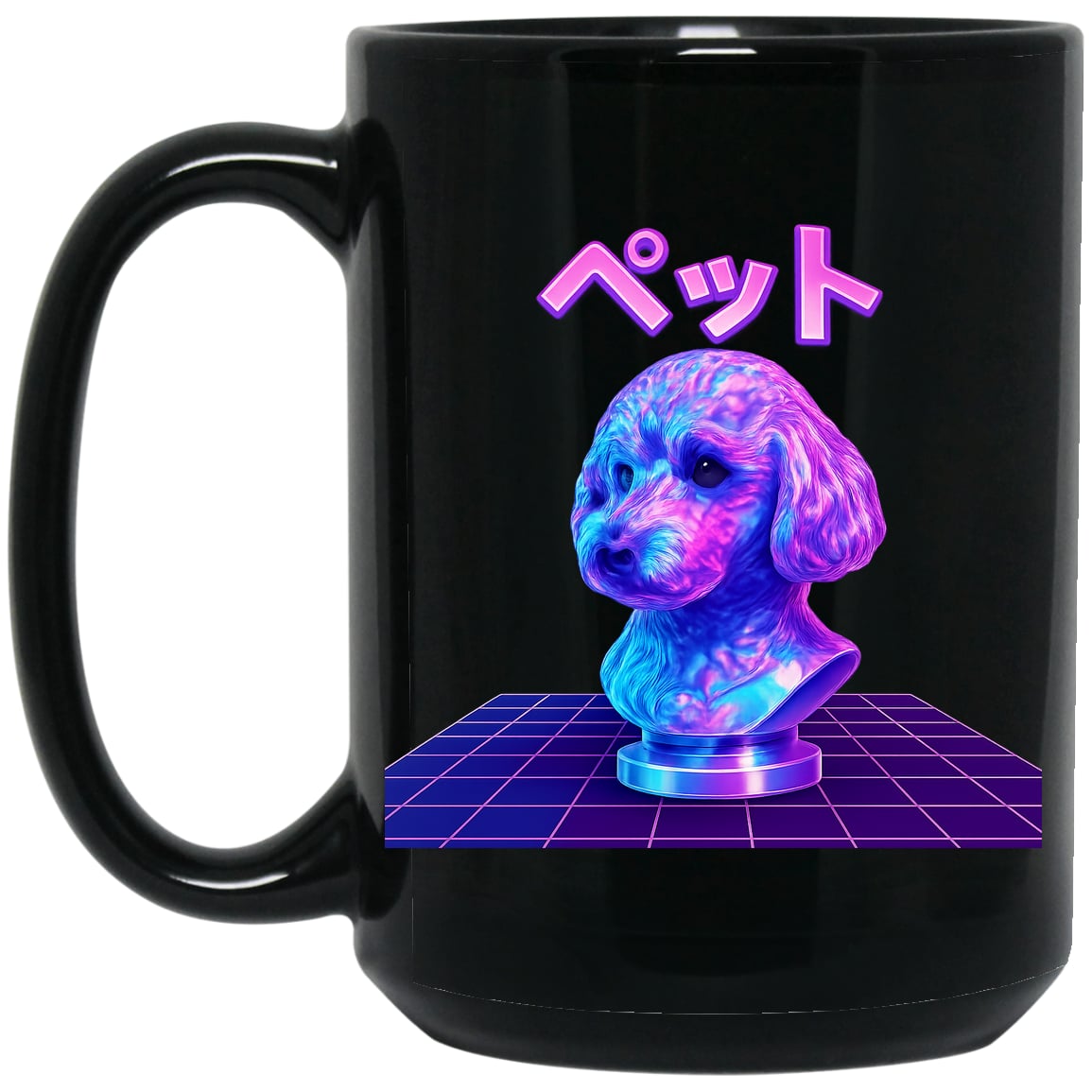 BM15OZ 15oz Black Mug Design Preview