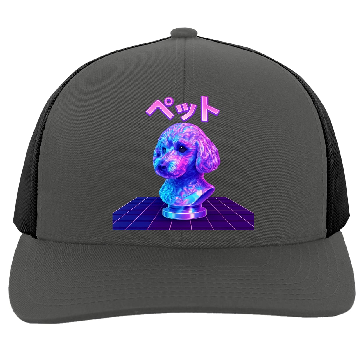 104C Trucker Snap Back - Graphite/Black