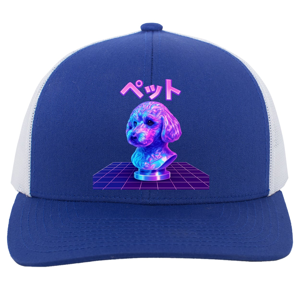 104C Trucker Snap Back - Royal/White