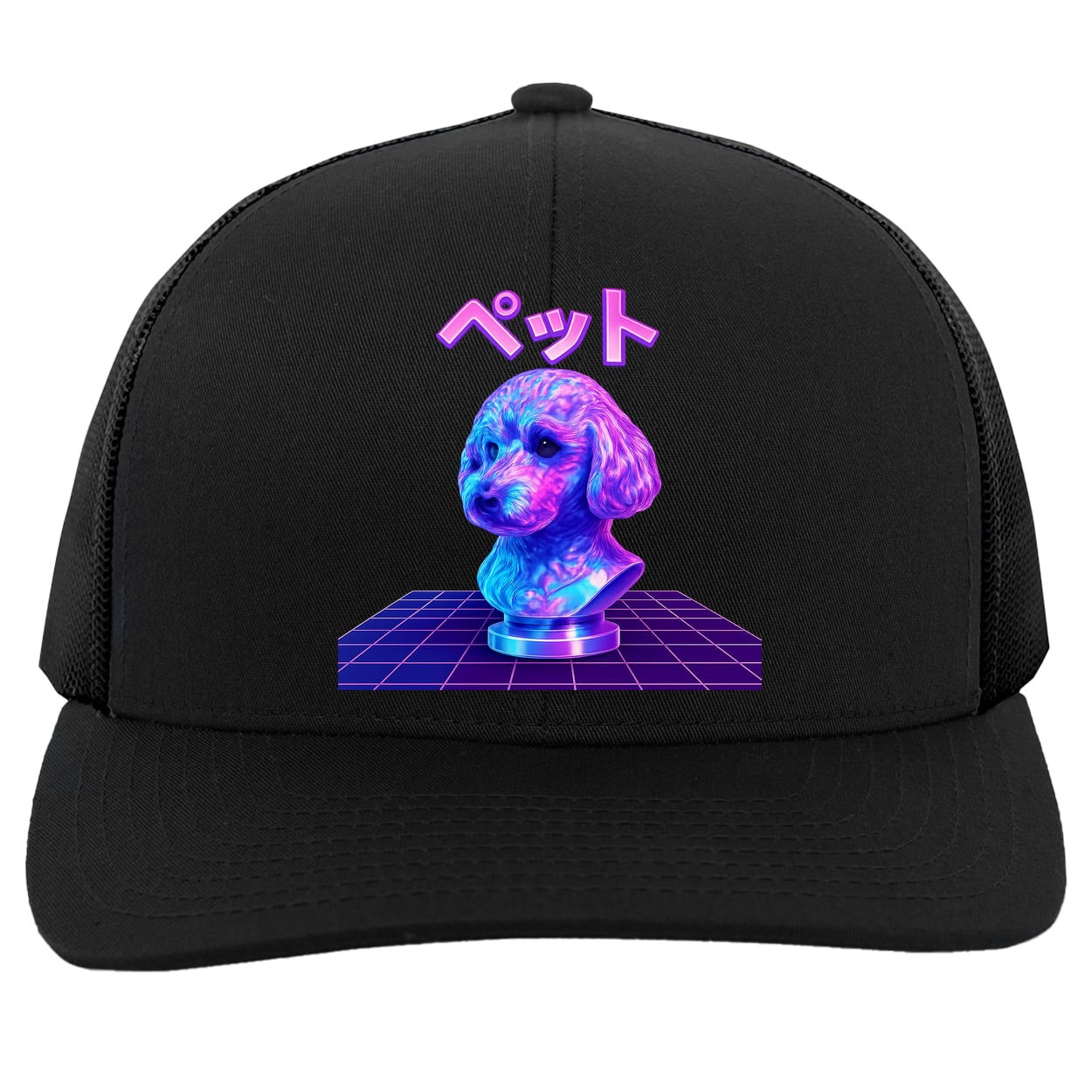 104C Trucker Snap Back - Black