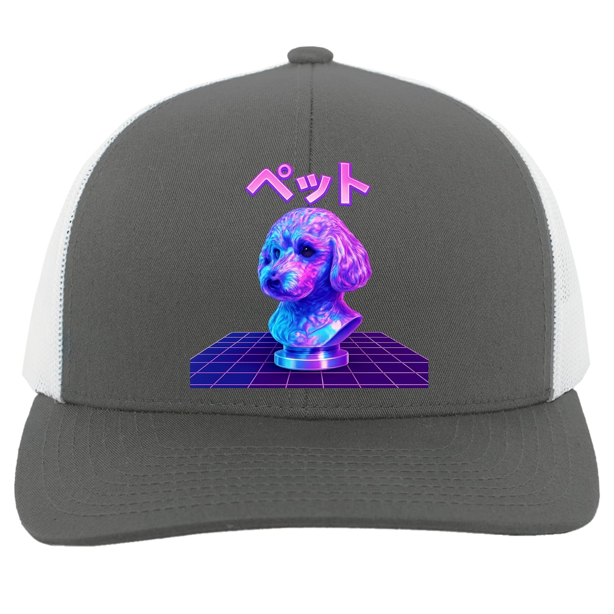 104C Trucker Snap Back - Graphite/White
