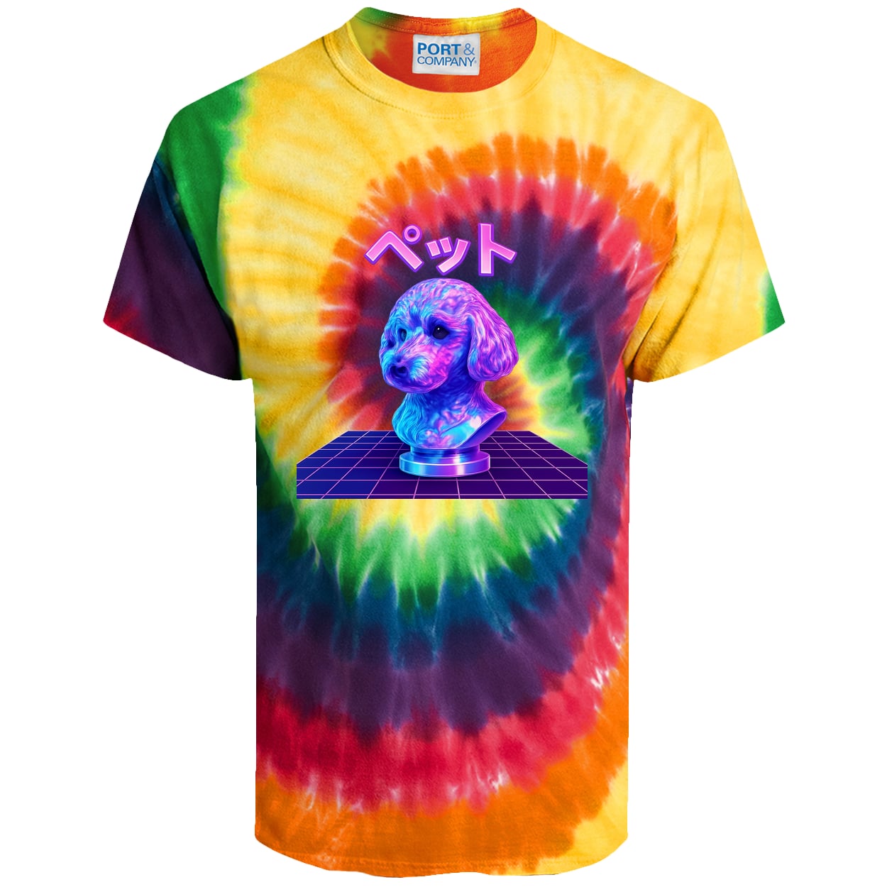 PC147 Port & Company Tie-Dye Tee - Rainbow