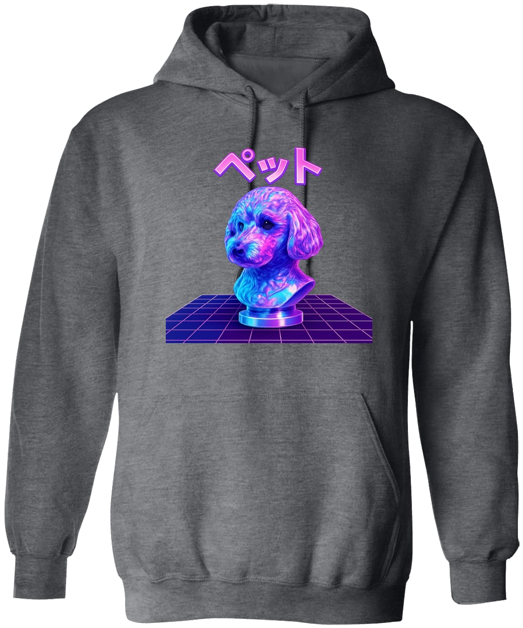 G185 Gildan Pullover Hoodie - Dark Heather