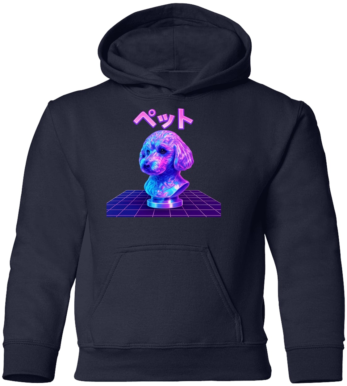G185B Gildan Youth Pullover Hoodie - Navy