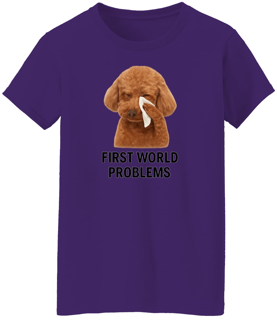G500L Ladies' 5.3 oz. T-Shirt - Purple