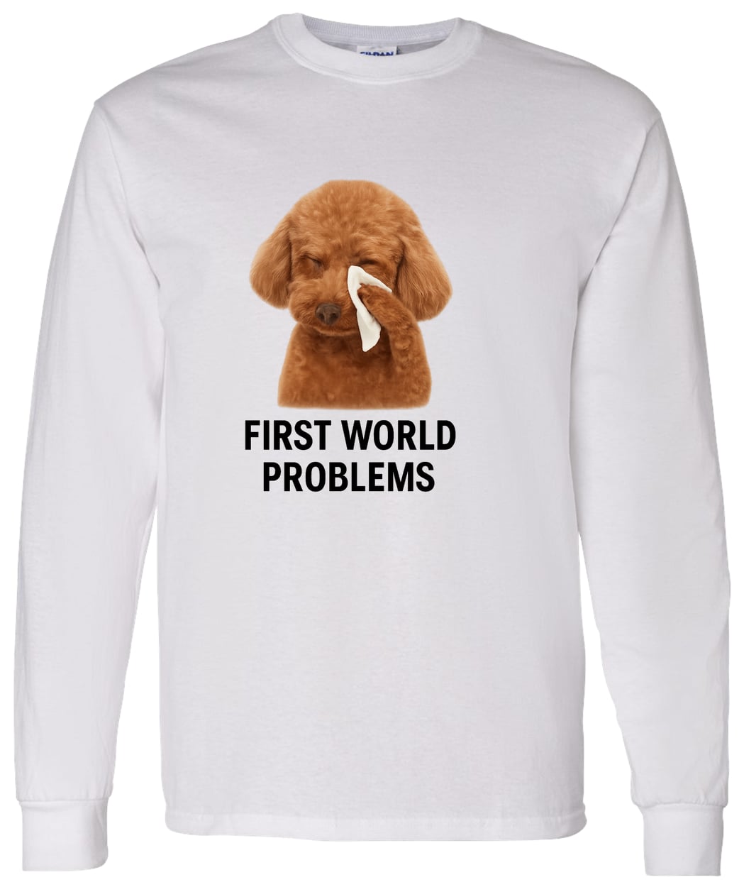 G540 LS T-Shirt 5.3 oz. - White