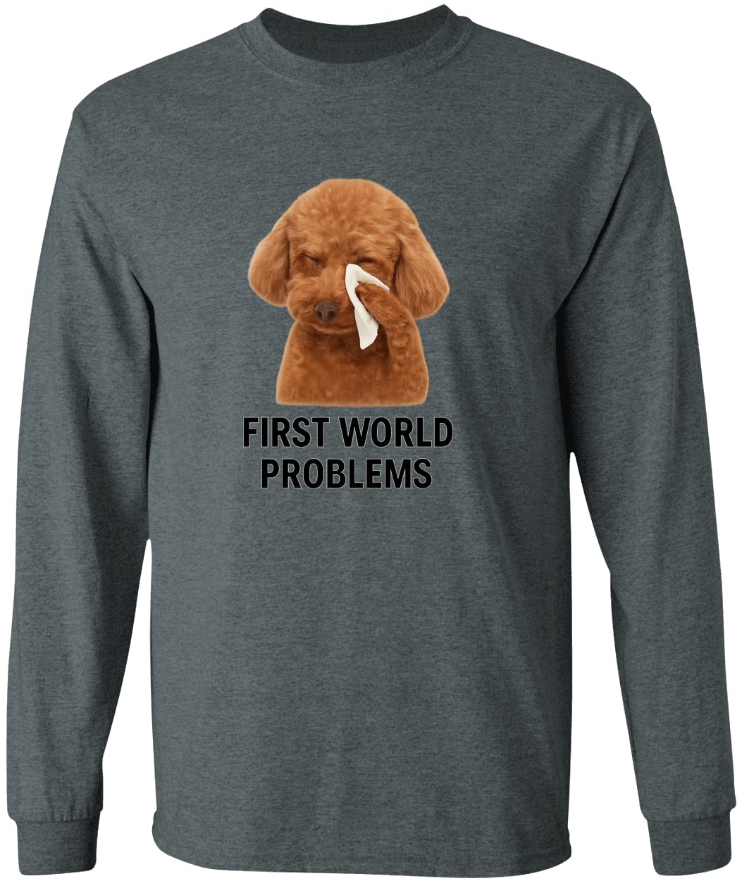 G540 LS T-Shirt 5.3 oz. - Dark Heather