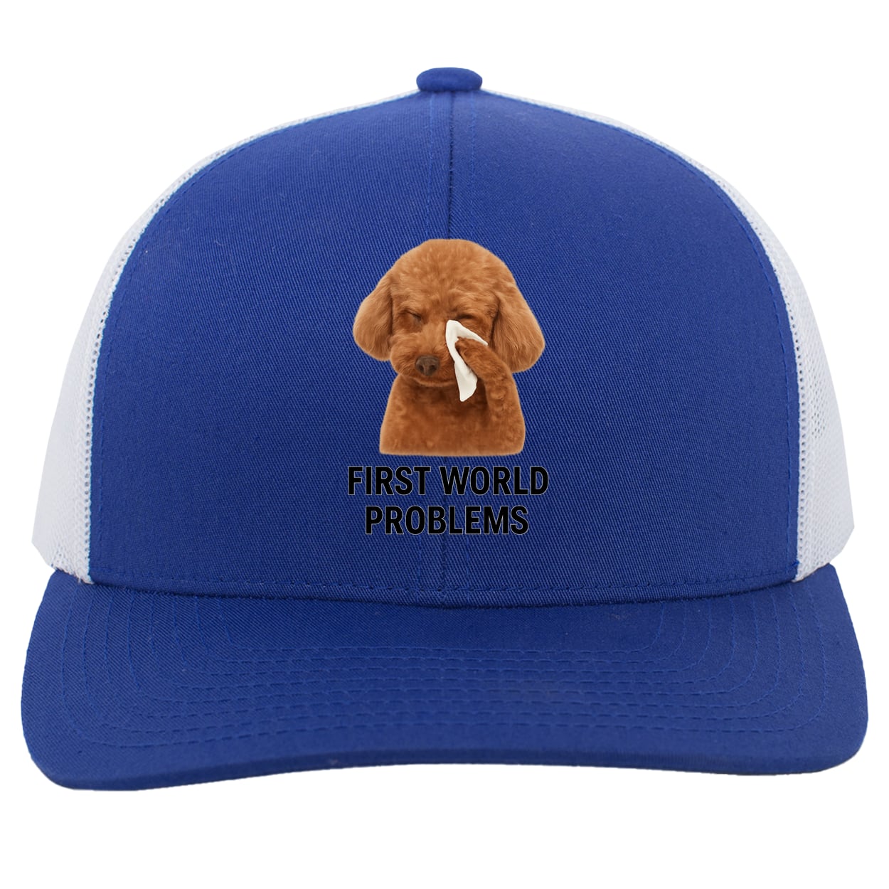 104C Trucker Snap Back - Royal/White