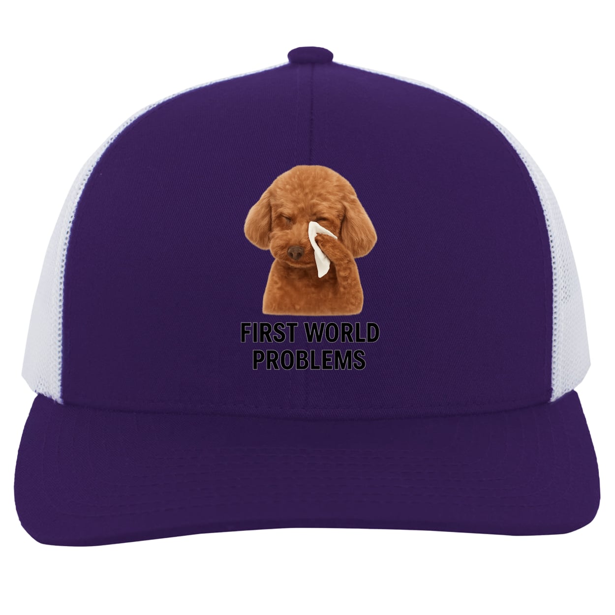 104C Trucker Snap Back - Purple/White