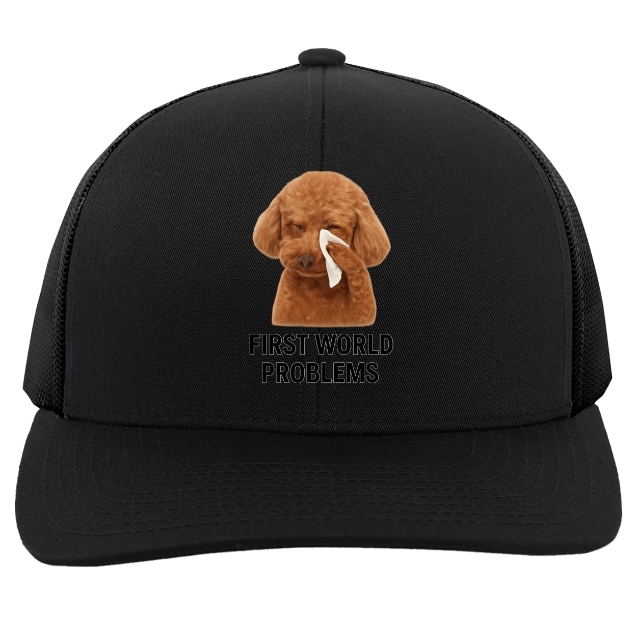 104C Trucker Snap Back - Black
