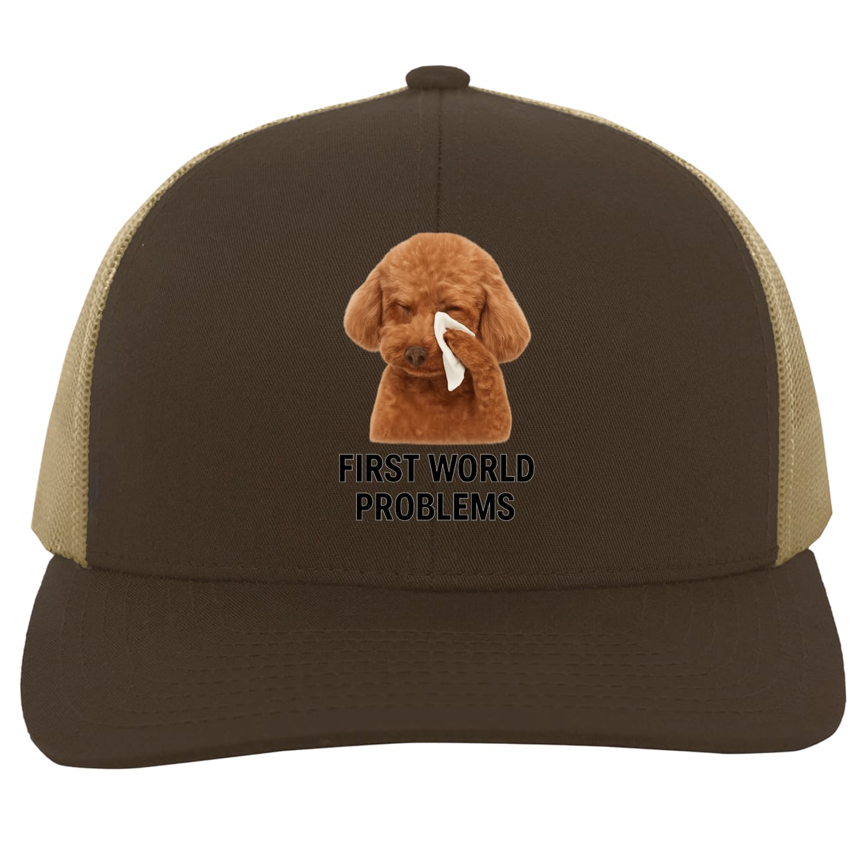 104C Trucker Snap Back - Brown/Khaki