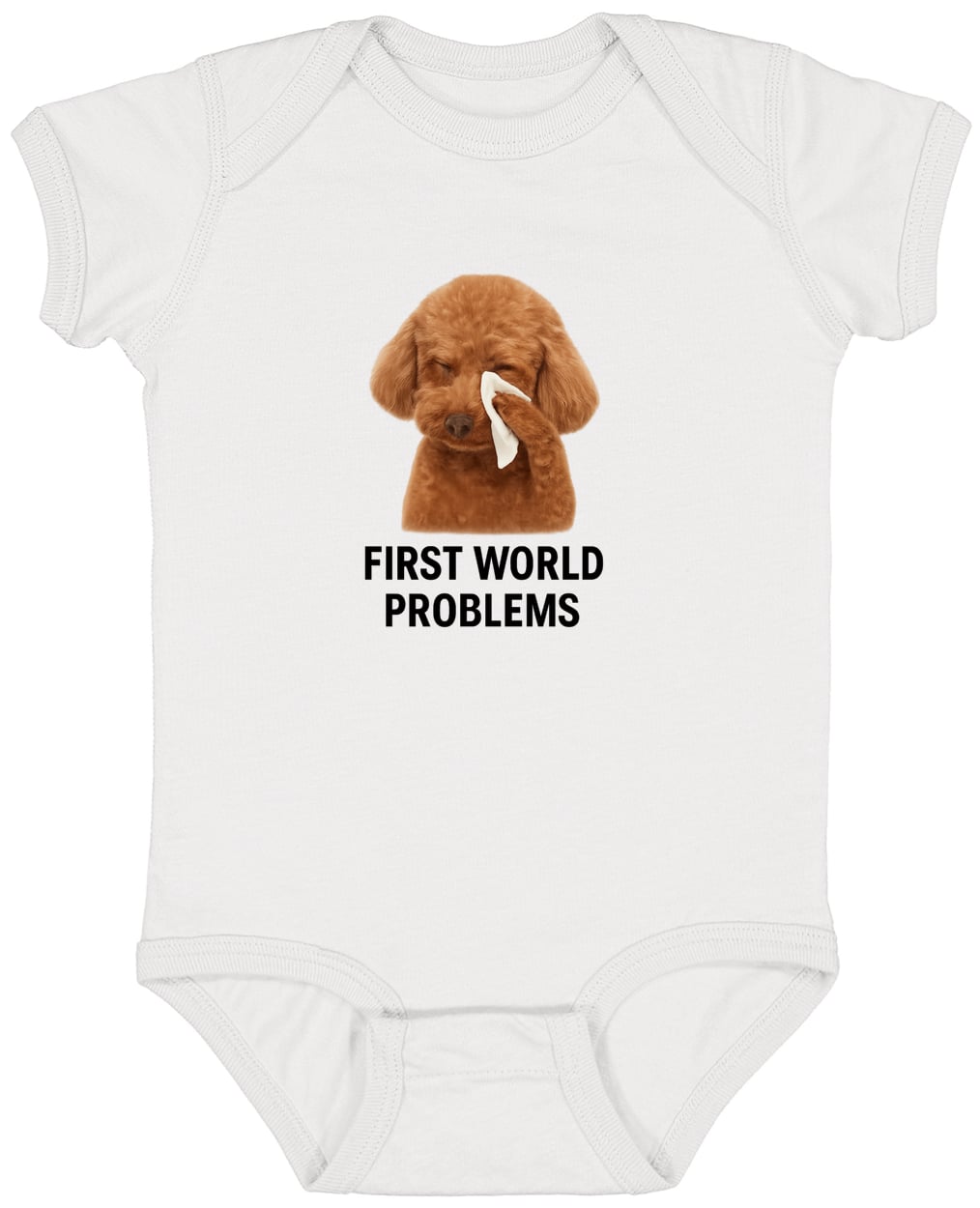 4424 Infant Fine Jersey Bodysuit - White