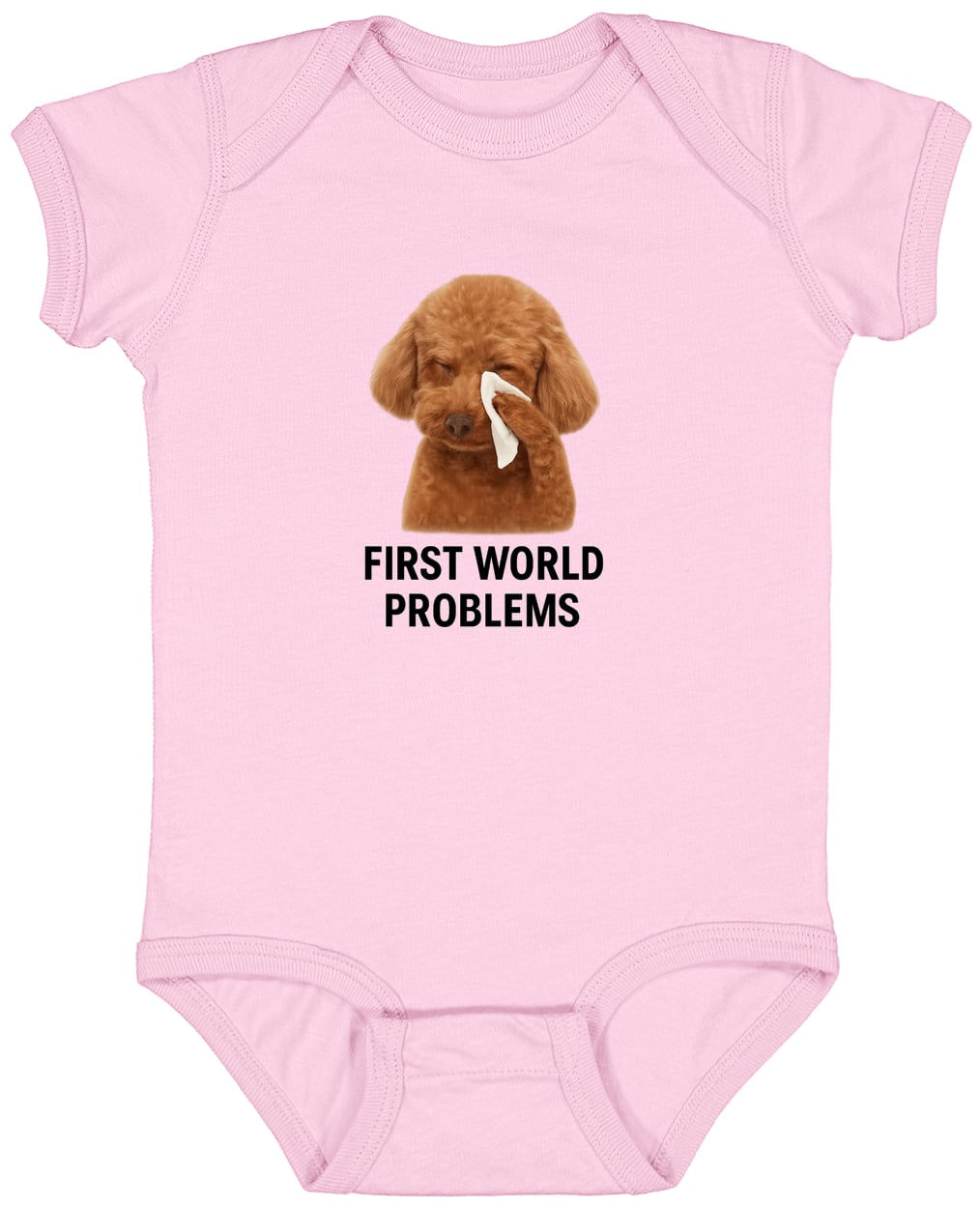 4424 Infant Fine Jersey Bodysuit - Pink