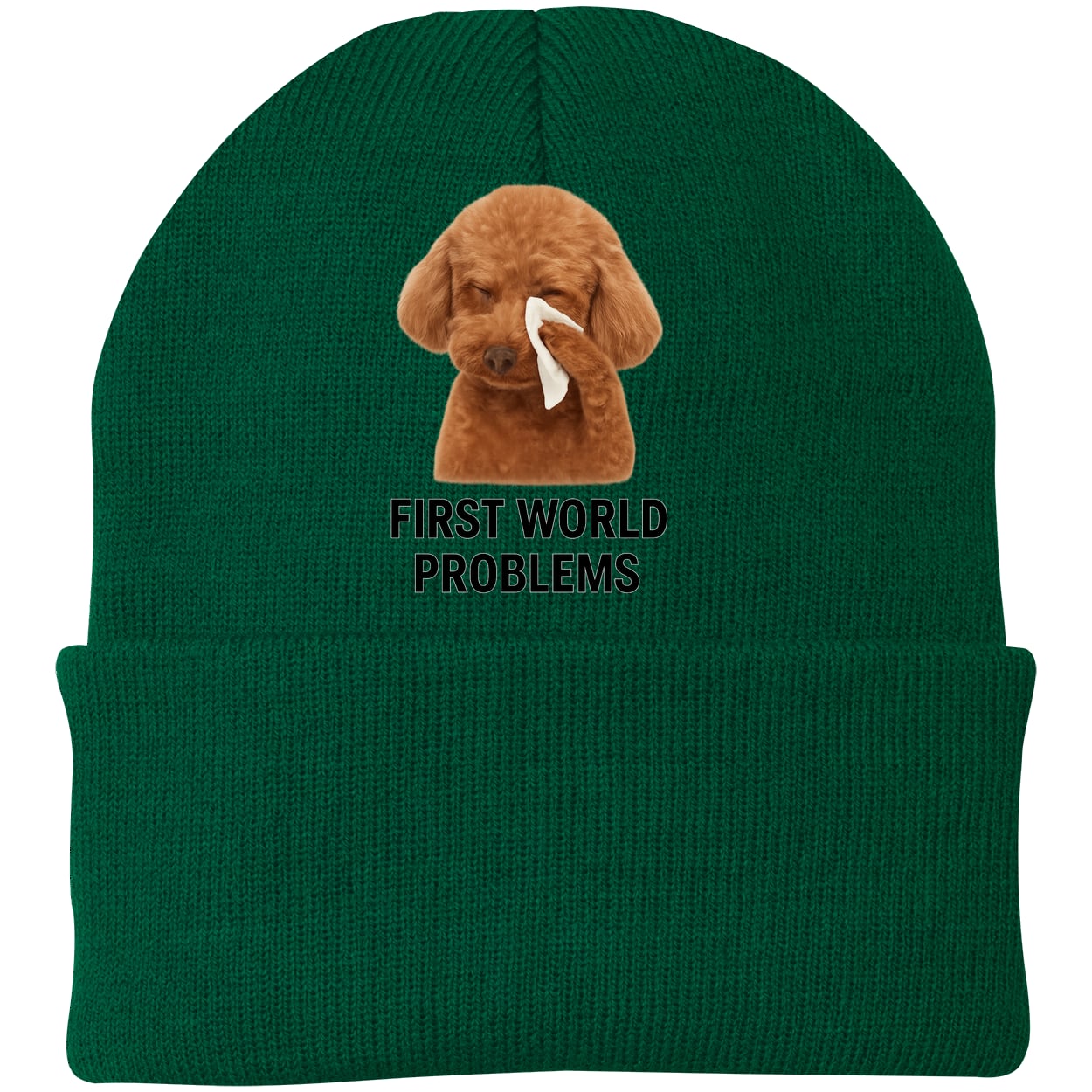 CP90 Port & Company Knit Beanie - Athletic Green
