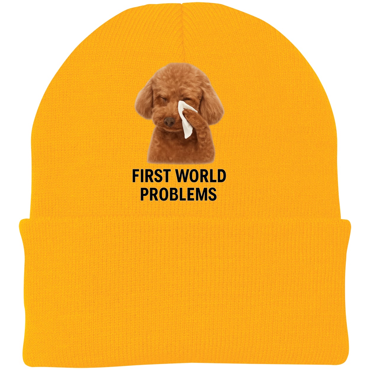 CP90 Port & Company Knit Beanie - Athletic Gold