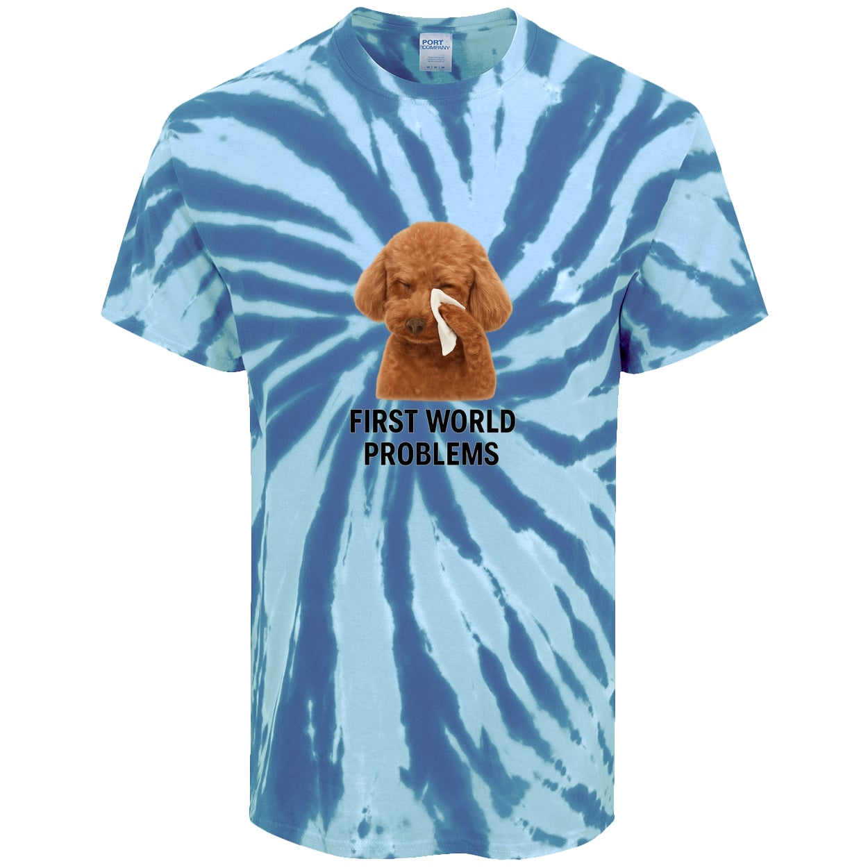 PC147 Port & Company Tie-Dye Tee - Royal