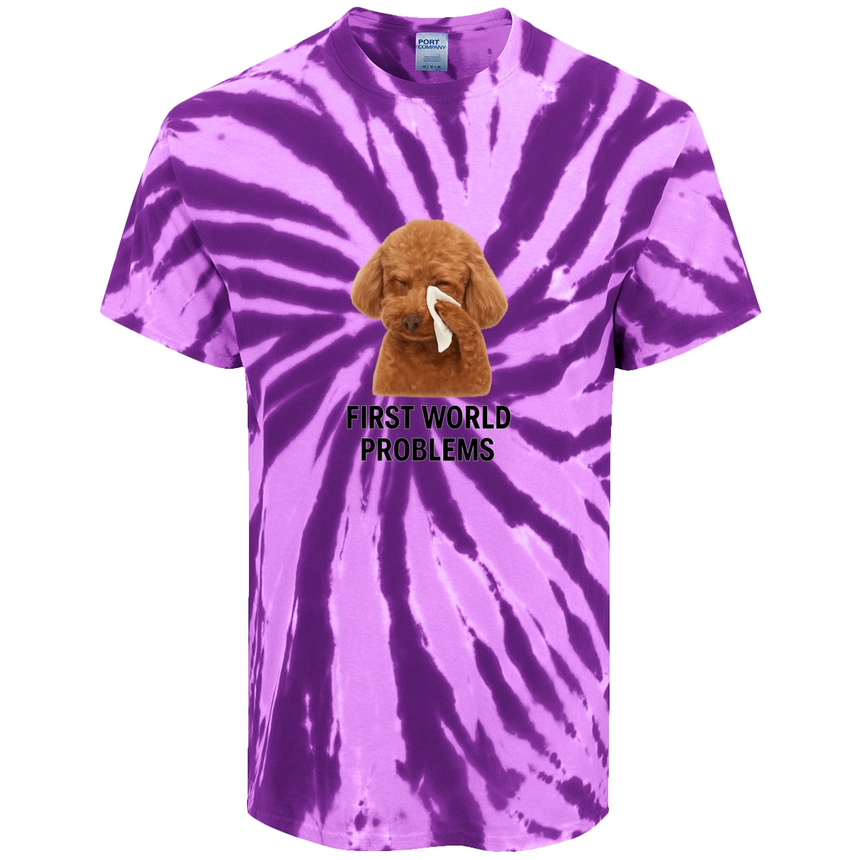 PC147 Port & Company Tie-Dye Tee - Purple